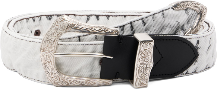 Photo: Toga Pulla White Denim Wide Belt