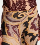 Wolford x Etro Baroque paisley leggings