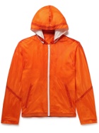 Double Eleven - Panelled Nylon-Ripstop Hooded Jacket - Orange