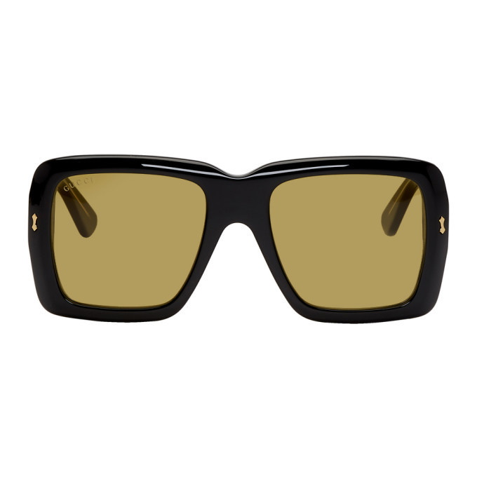 Photo: Gucci Black and Yellow Bold Sunglasses