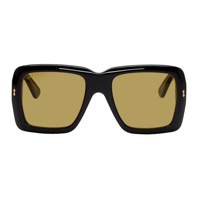 Photo: Gucci Black and Yellow Bold Sunglasses