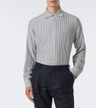Eleventy Striped twill shirt