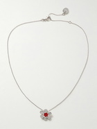 Marni - Silver-Tone Rhinestone Necklace