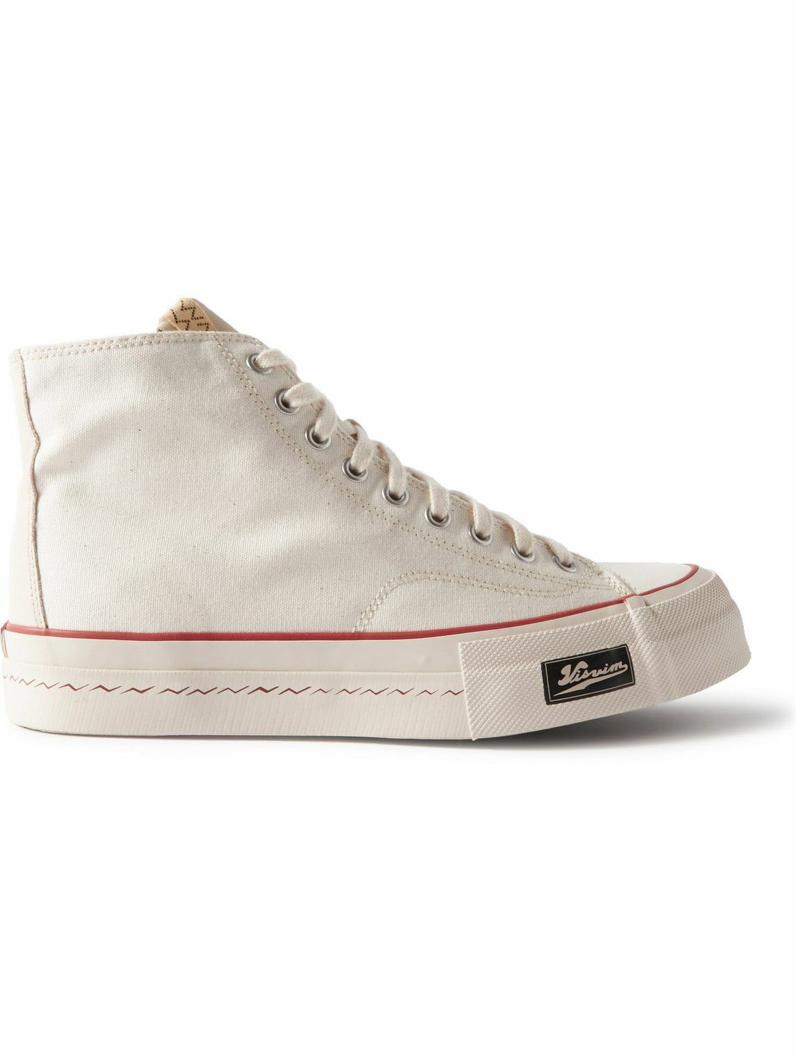 Visvim - Skagway Hi Patten Canvas High-Top Sneakers - White Visvim