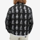 RASSVET Men's Undefeated Denim Overshirt in Black
