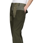 Engineered Garments Green Fatigue Trousers