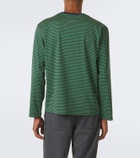 Miu Miu Striped cotton jersey T-shirt
