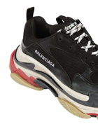 BALENCIAGA - Triple S Suede, Leather & Mesh Sneakers