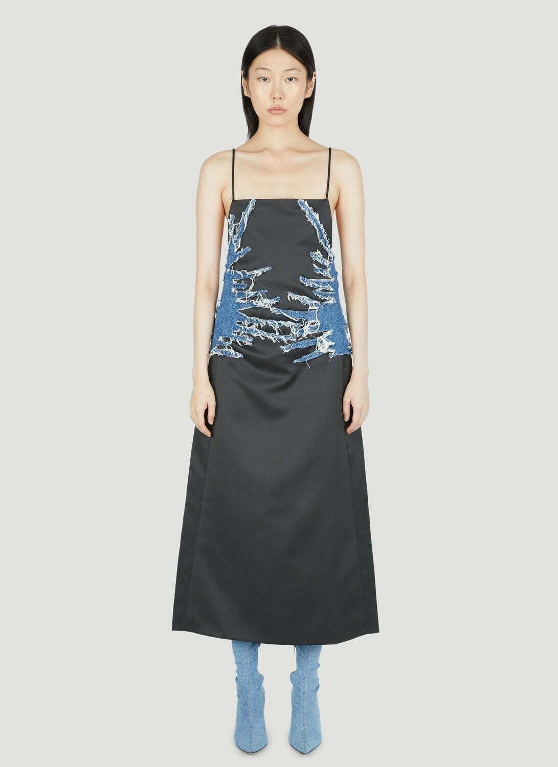 Y/Project Satin Whisker Dress