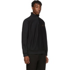 Carhartt Work In Progress Black Half-Zip American Script Sweatshirt