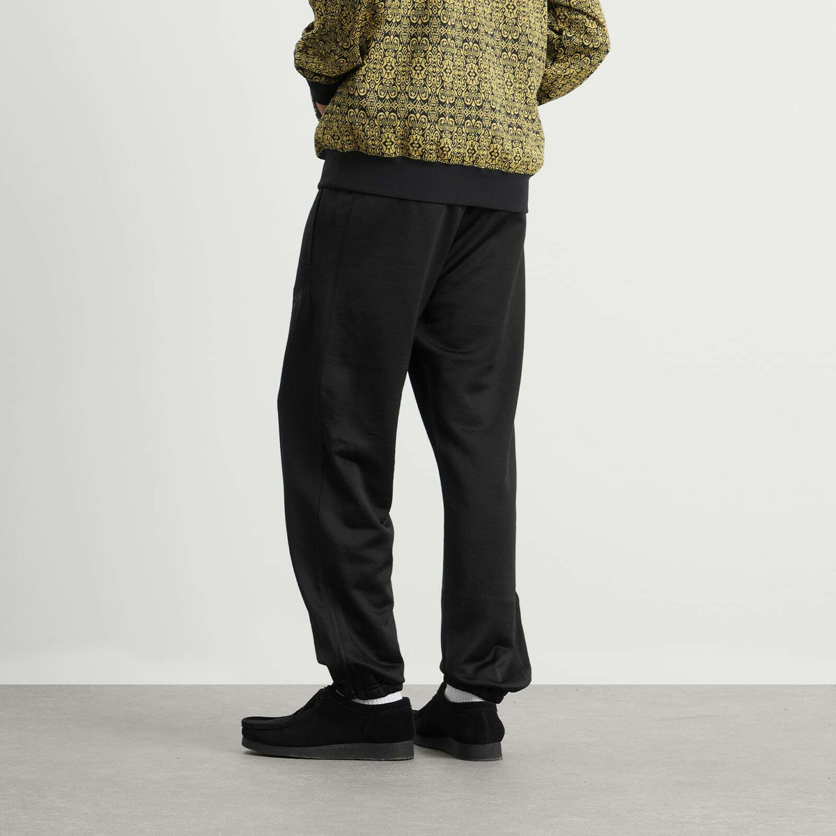 Needles Men's Zipped Sweat Pants in Black