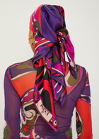 Pucci Printed Silk-twill Scarf - Multicoloured 1 - One Size