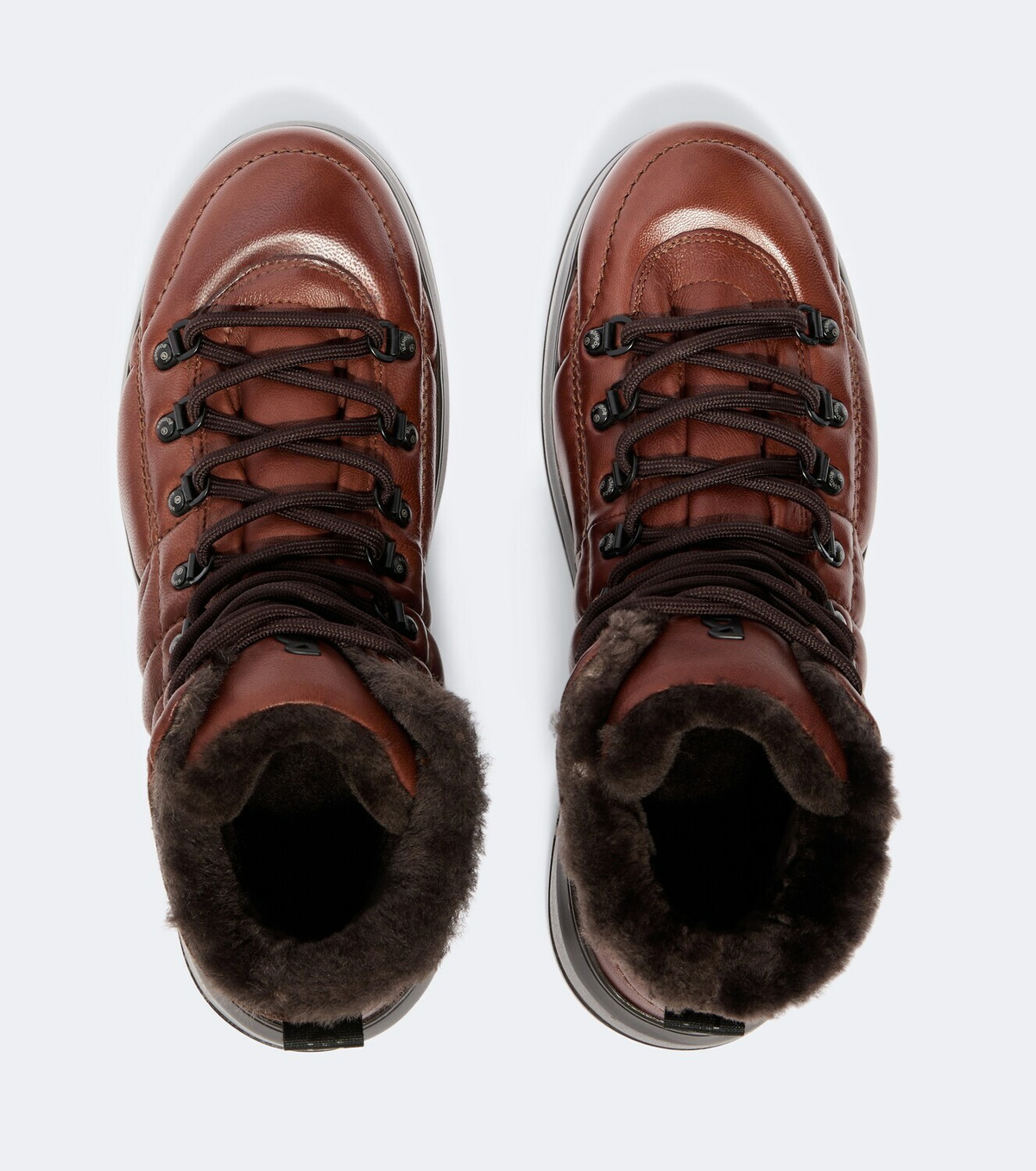 Bogner Antwerp quilted leather lace-up boots