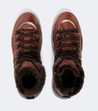 Bogner Antwerp quilted leather lace-up boots
