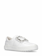 ROGER VIVIER - 10mm Very Vivier Strass Leather Sneakers