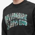 Billionaire Boys Club Men's Nothing Camo Arch Logo Crewneck in Black