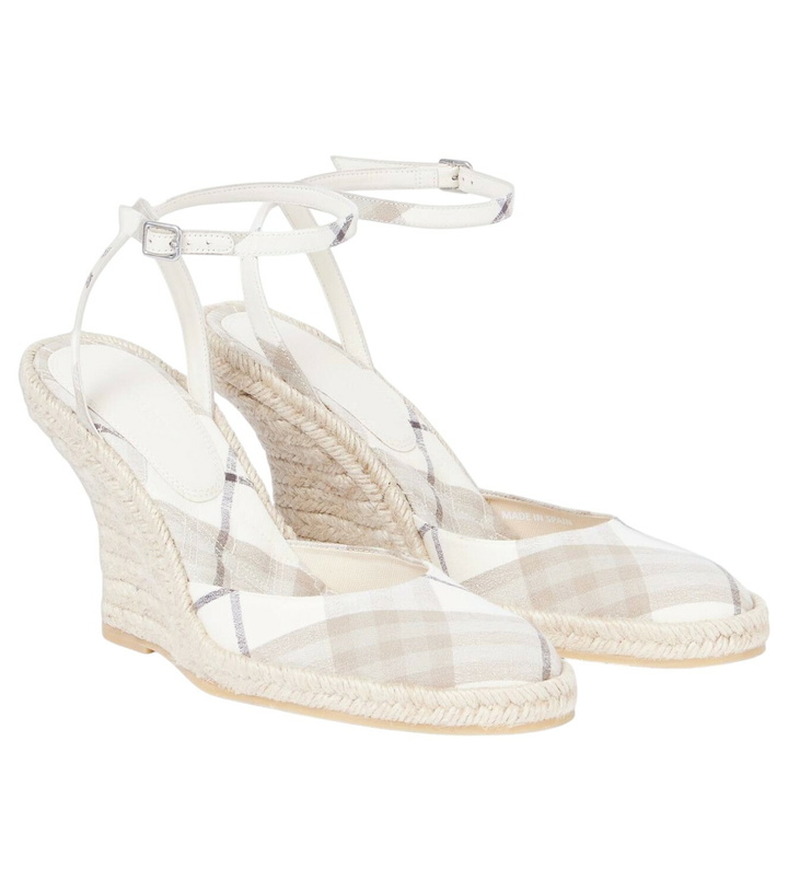 Photo: Burberry LF Mews 90 espadrille wedges