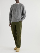 Kestin - Brushed Shetland Wool Sweater - Gray