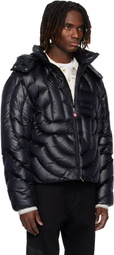 Casablanca Black Quilted Down Jacket
