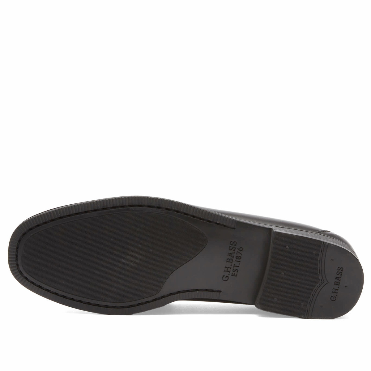 Bass Weejuns Men's Easy Weejun Larson Penny Loafer in Black Leather