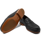 J.M. Weston - 281 Le Moc Pebble-Grain Leather Loafers - Men - Black