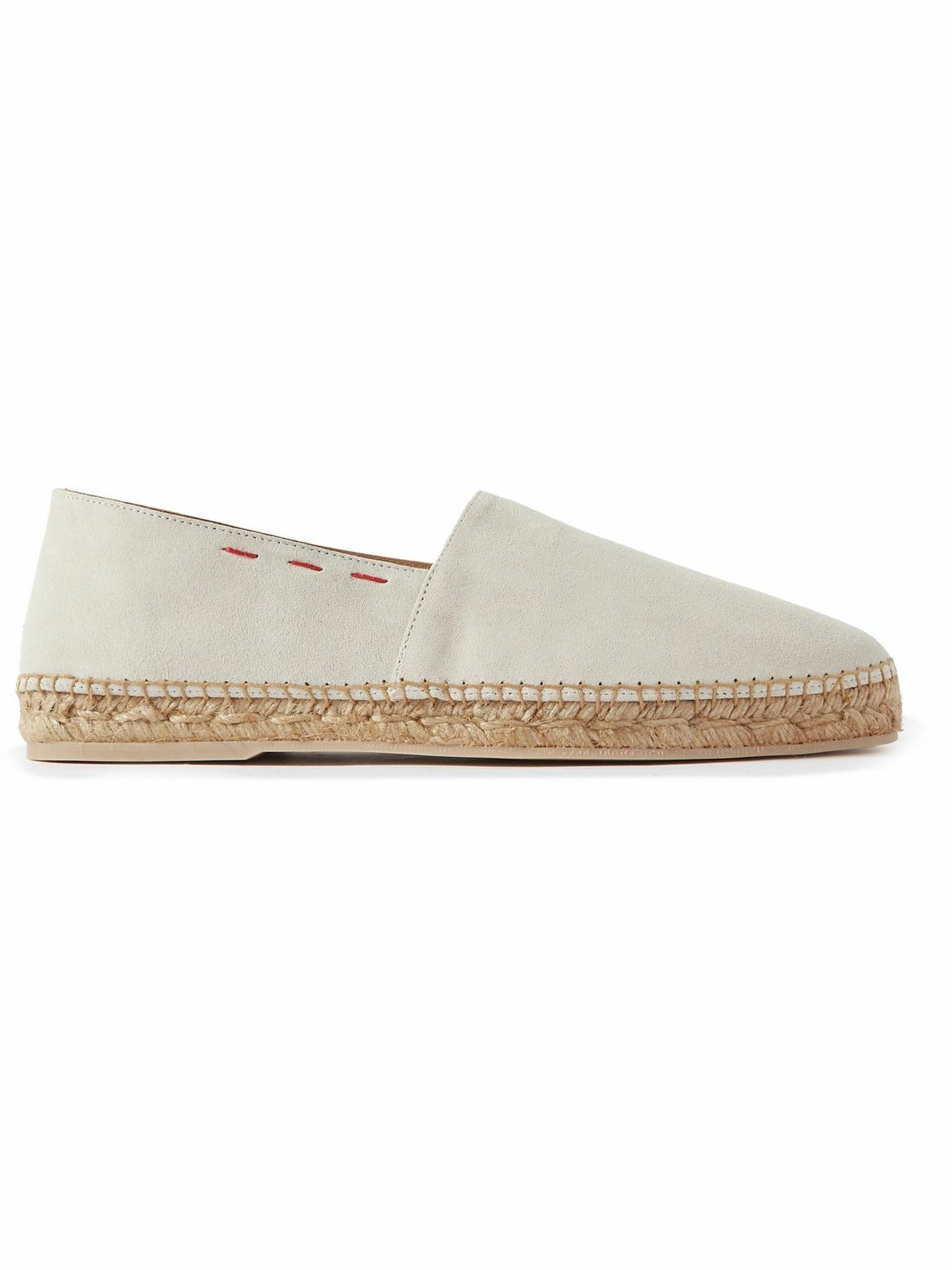 Kiton - Suede Espadrilles - White