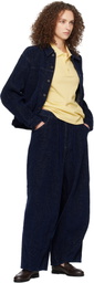 NEEDLES Navy Darts Bottom Jacket