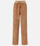 Moncler Faux fur sweatpants