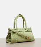 Prada Prada Bonnie Mini suede top-handle bag
