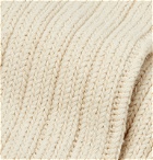Thunders Love - Ribbed Recycled Cotton-Blend Socks - Neutrals