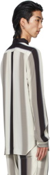 Rick Owens Grey Stripe Faun Shirt
