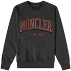 Moncler Men's Arch Logo Crew Sweat in Black