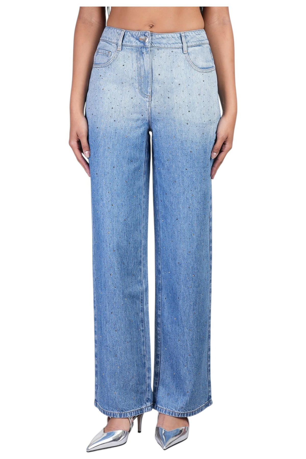 【送料&関税込】IRO Dalou Jeans In Cyan Cotton IRO Dalou Jeans In Cyan Cotton Iro