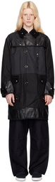 Junya Watanabe Black Paneled Coat