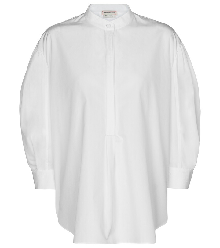 Photo: Alexander McQueen Cotton-poplin blouse