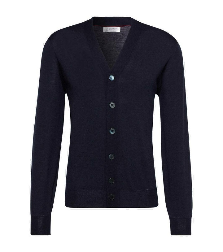 Photo: Brunello Cucinelli Wool and cashmere cardigan