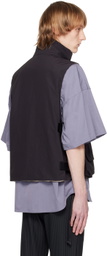 meanswhile Black Body Armor Vest