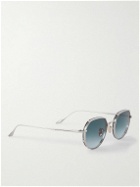 Jacques Marie Mage - Hartana Round-Frame Silver-Tone Sunglasses