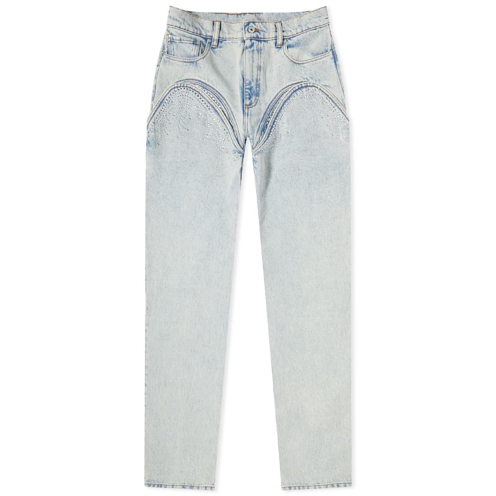 Y/Project Cut Out Rhinestone Jean Y/Project