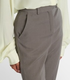 Calvin Klein Collection Lucia high-rise wool slim pants
