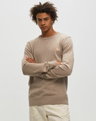 Maison Kitsune Chillax Fox Patch Classic R Neck Jumper Beige - Mens - Pullovers