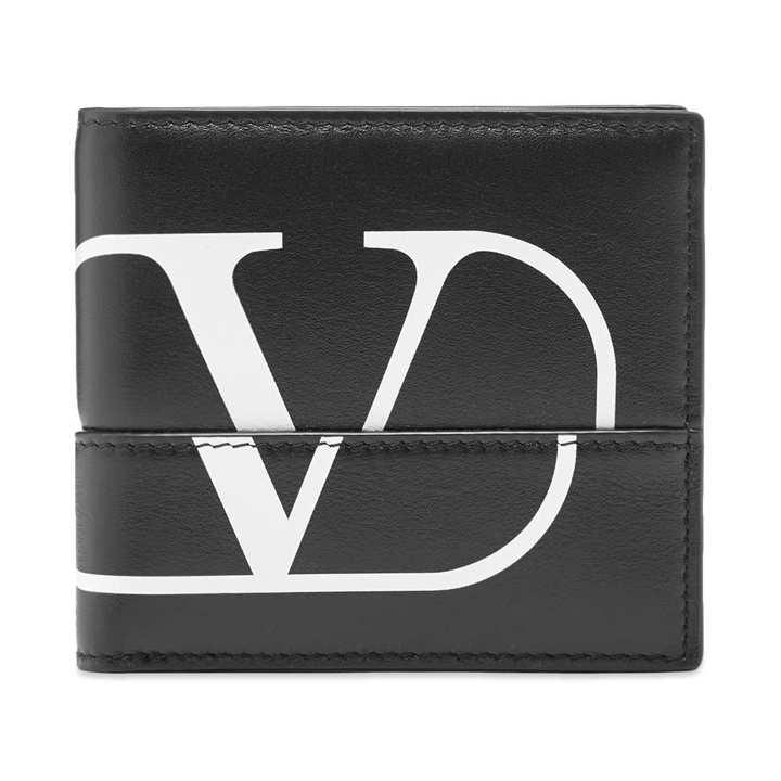 Photo: Valentino Constructed V Logo Wallet