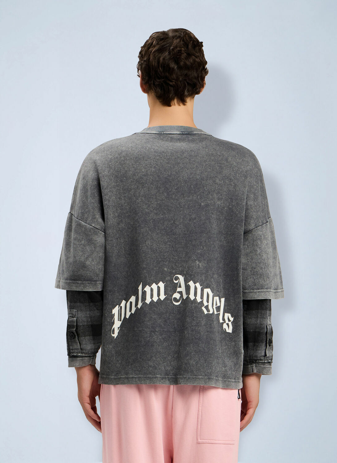 Palm Angels Skull Double Long-Sleeved T-Shirt