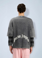 Palm Angels Skull Double Long-Sleeved T-Shirt