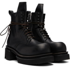 Rick Owens Black Tower Low Army Bogun Boots