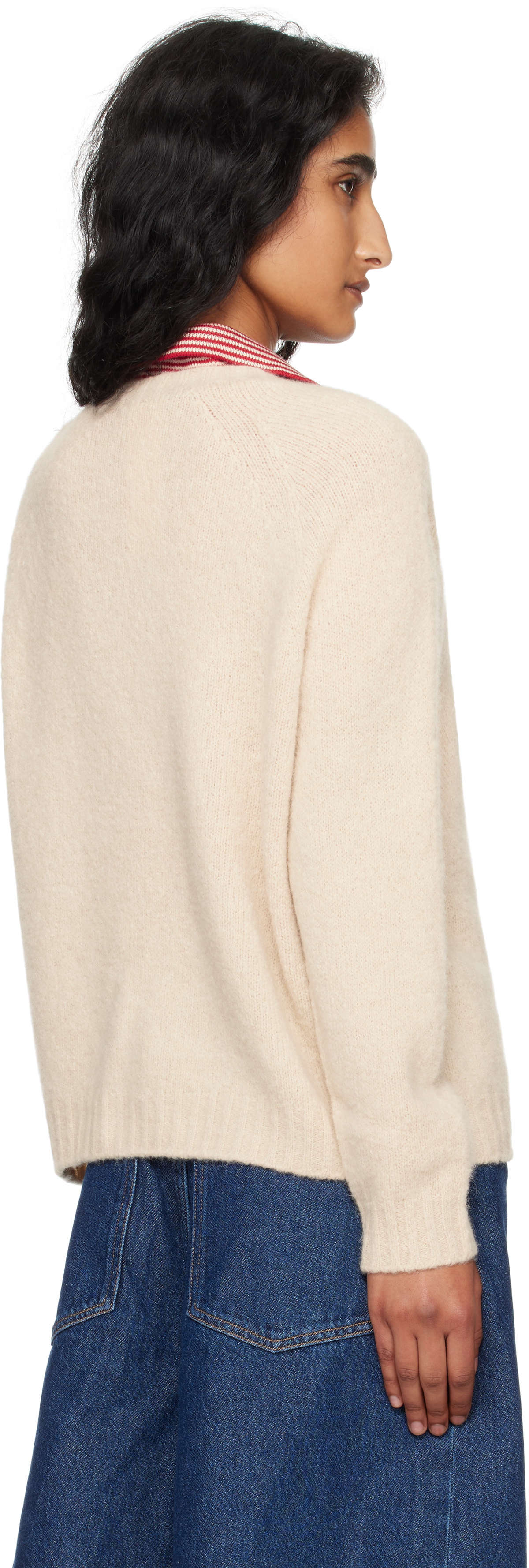 Weekend Max Mara Off-White Ghiacci Sweater