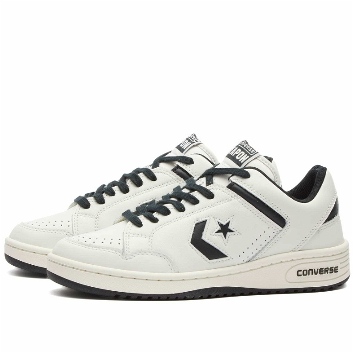 Photo: Converse Weapon Ox Sneakers in Vintage White/Black