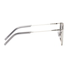 Gentle Monster Silver and Grey K-1 Sunglasses