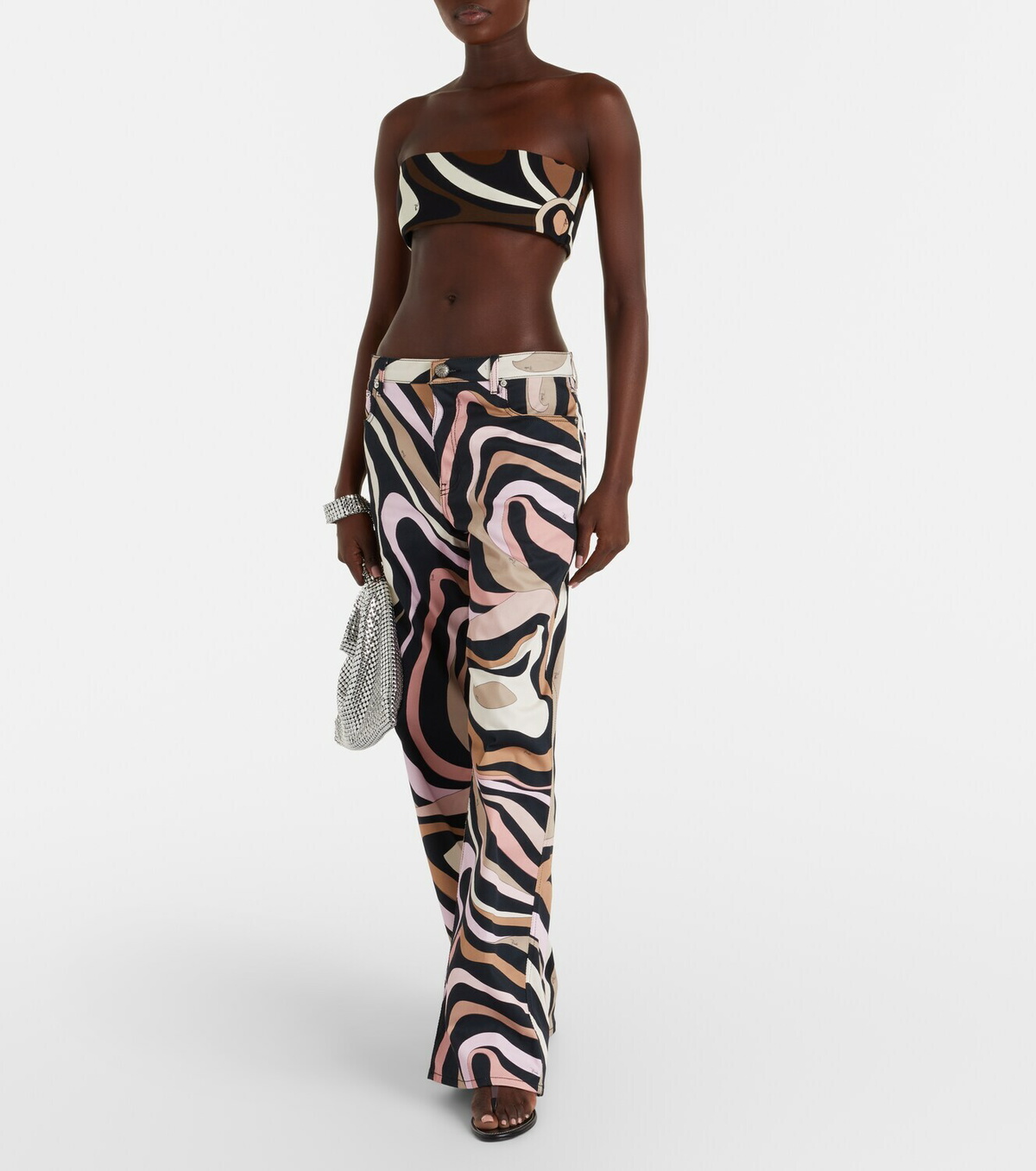 Pucci Hawaii jersey bandeau top