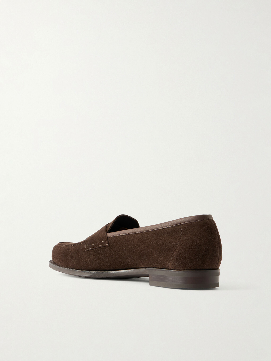 Edward Green - Pimlico Suede Penny Loafers - Brown